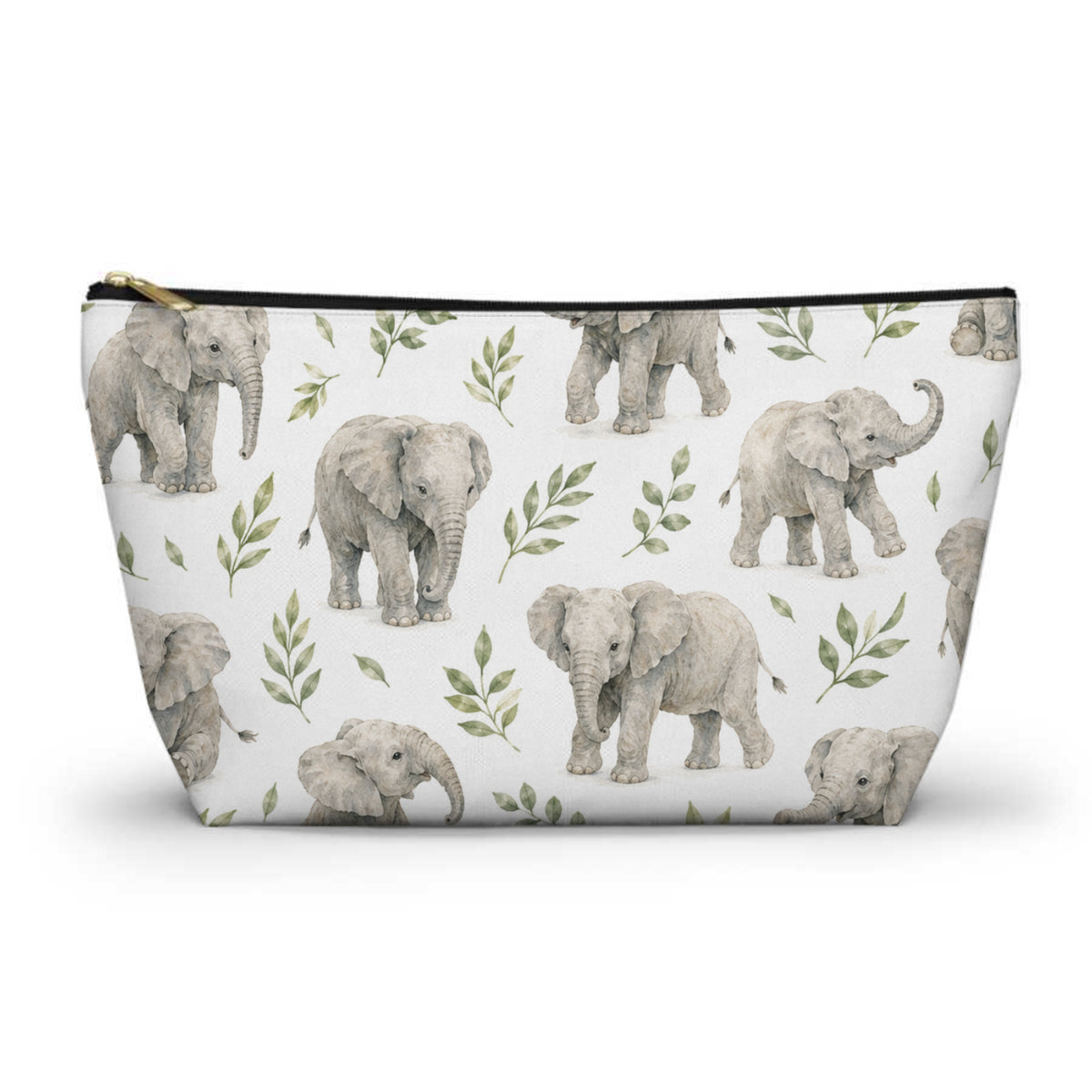 Elephants Pattern Toiletry Bag