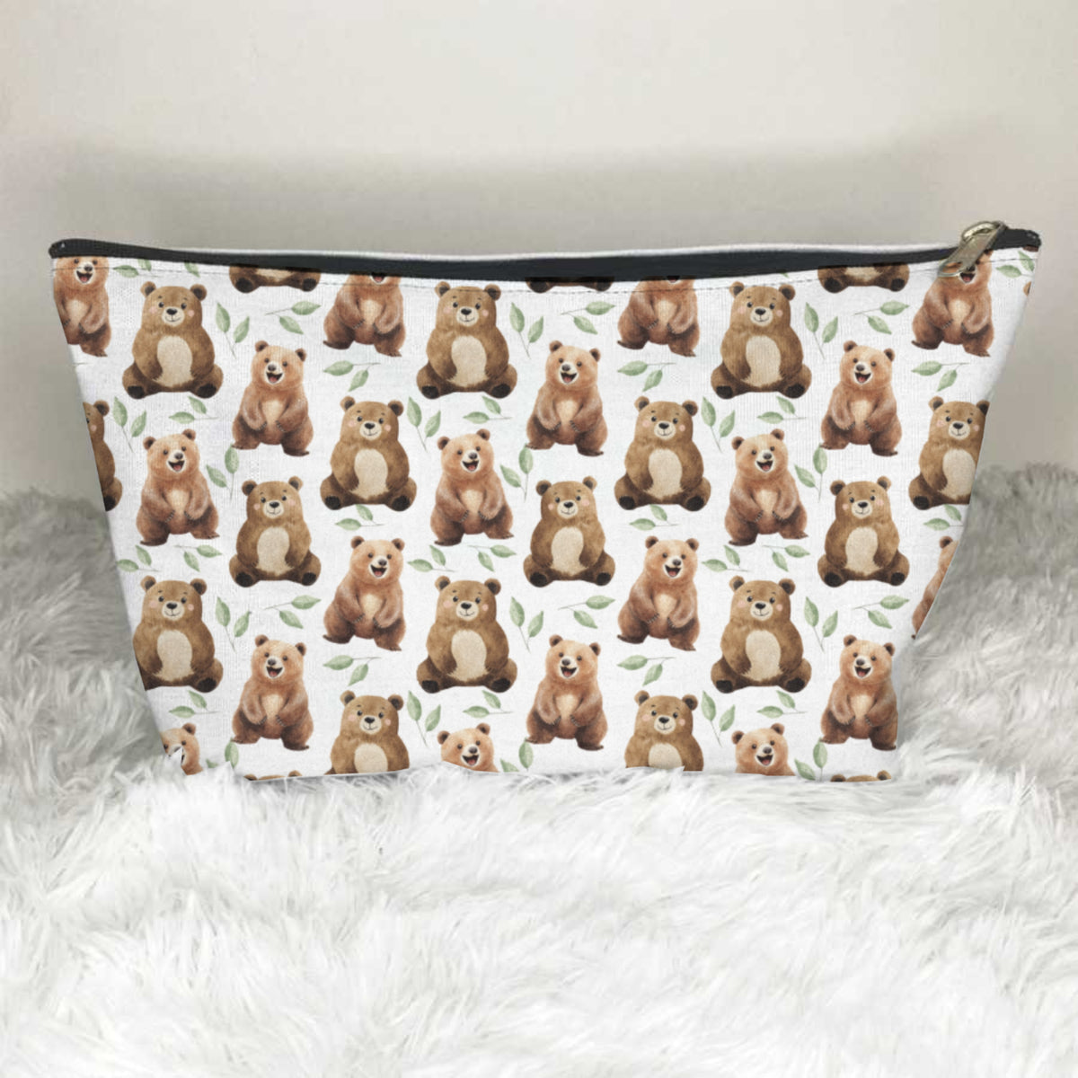 Bears Pattern Toiletry Bag