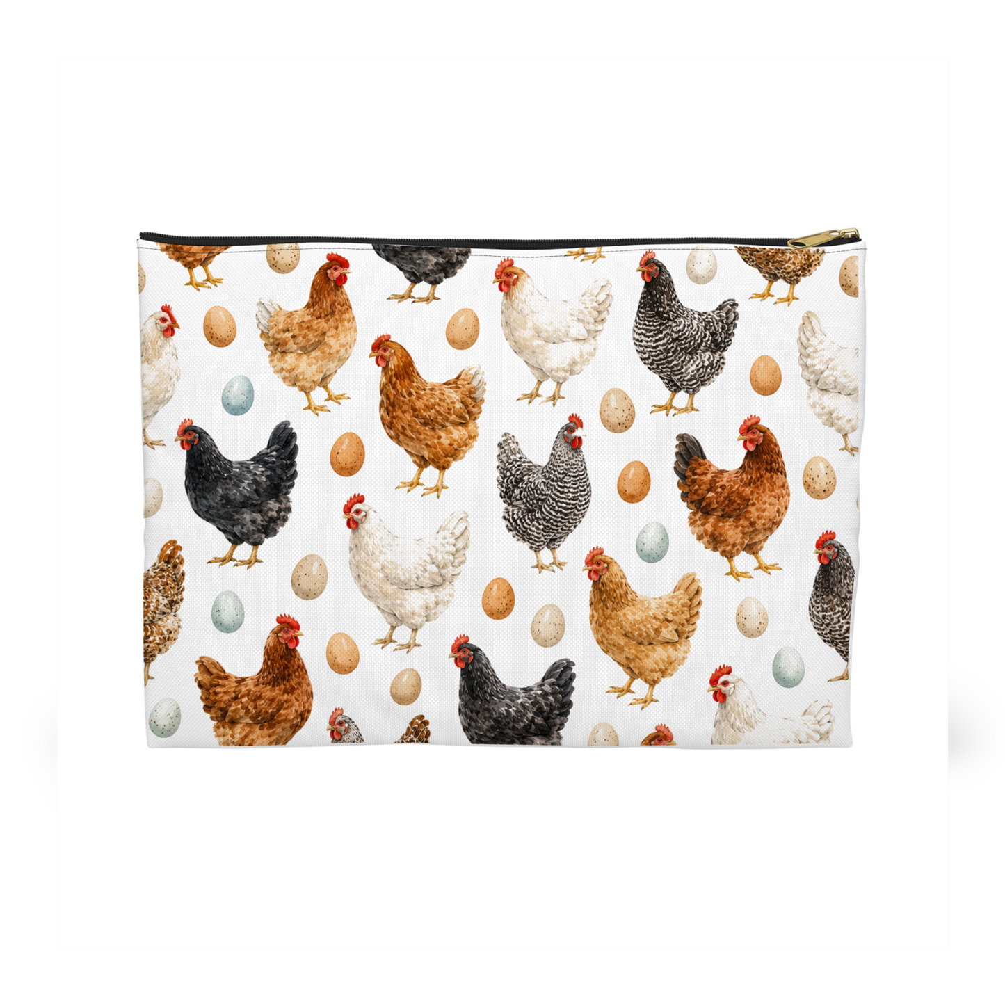 Chickens Pattern Cosmetic Bag
