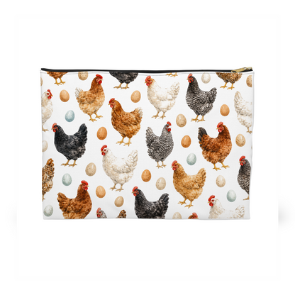 Chickens Pattern Cosmetic Bag