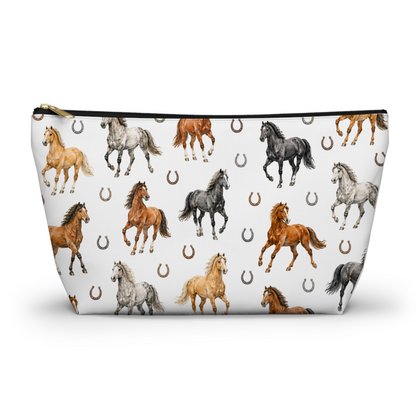 Horses Dog Pattern Cosmetic Bag