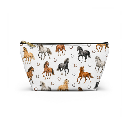 Horses Dog Pattern Cosmetic Bag