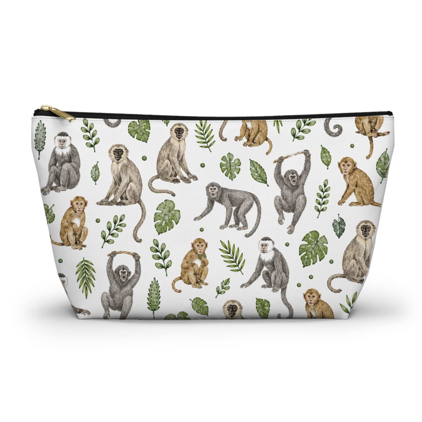 Monkeys Pattern Cosmetic Bag