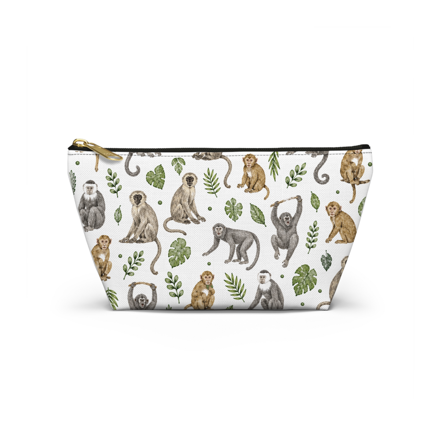 Monkeys Pattern Cosmetic Bag