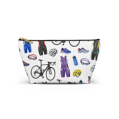 Triathlon Pattern Cosmetic Bag