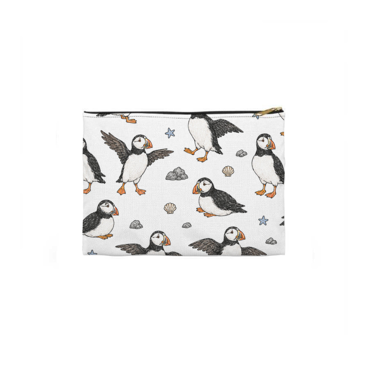 Puffins Pattern Toiletry Bag