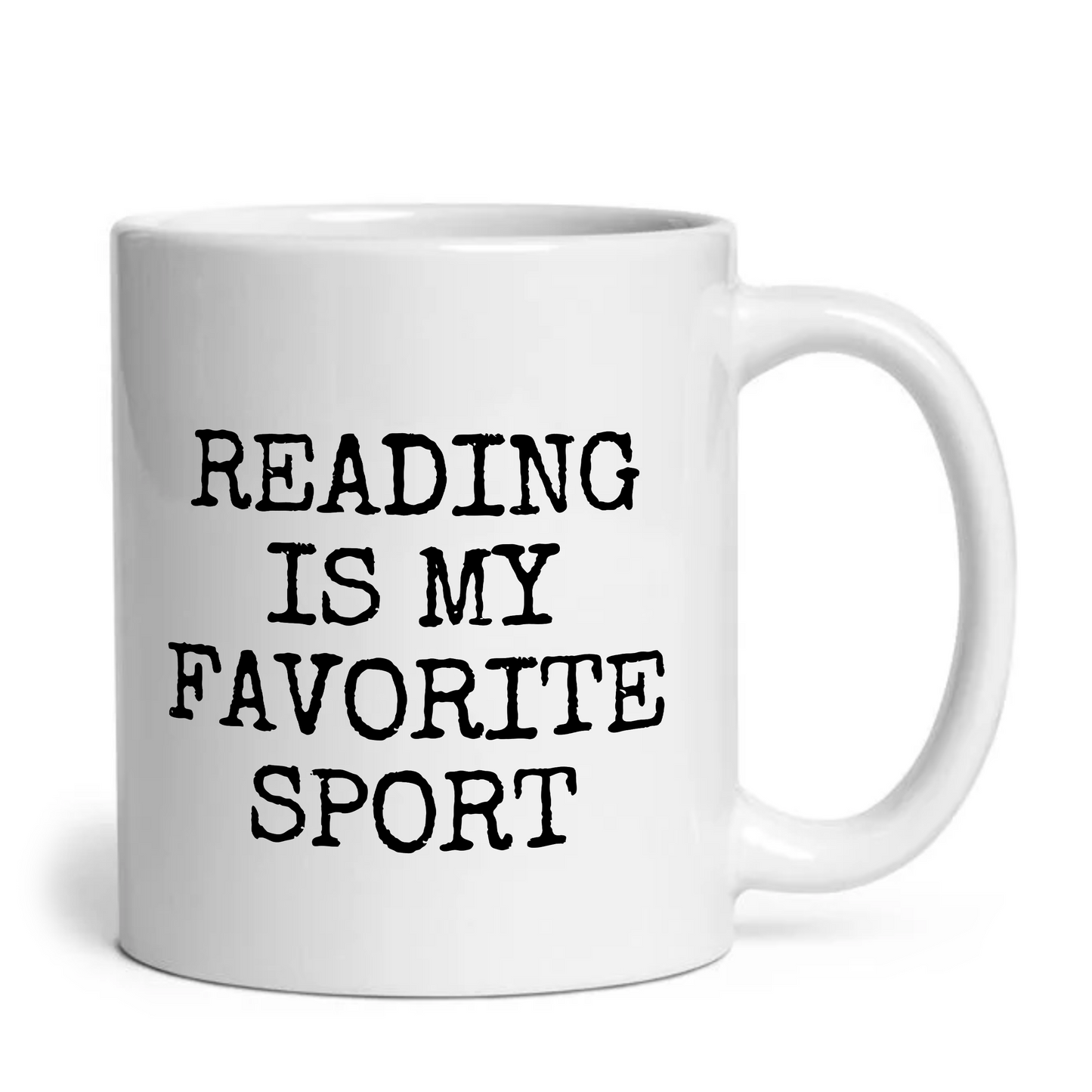 Reading Is My Favorite Sport Mug