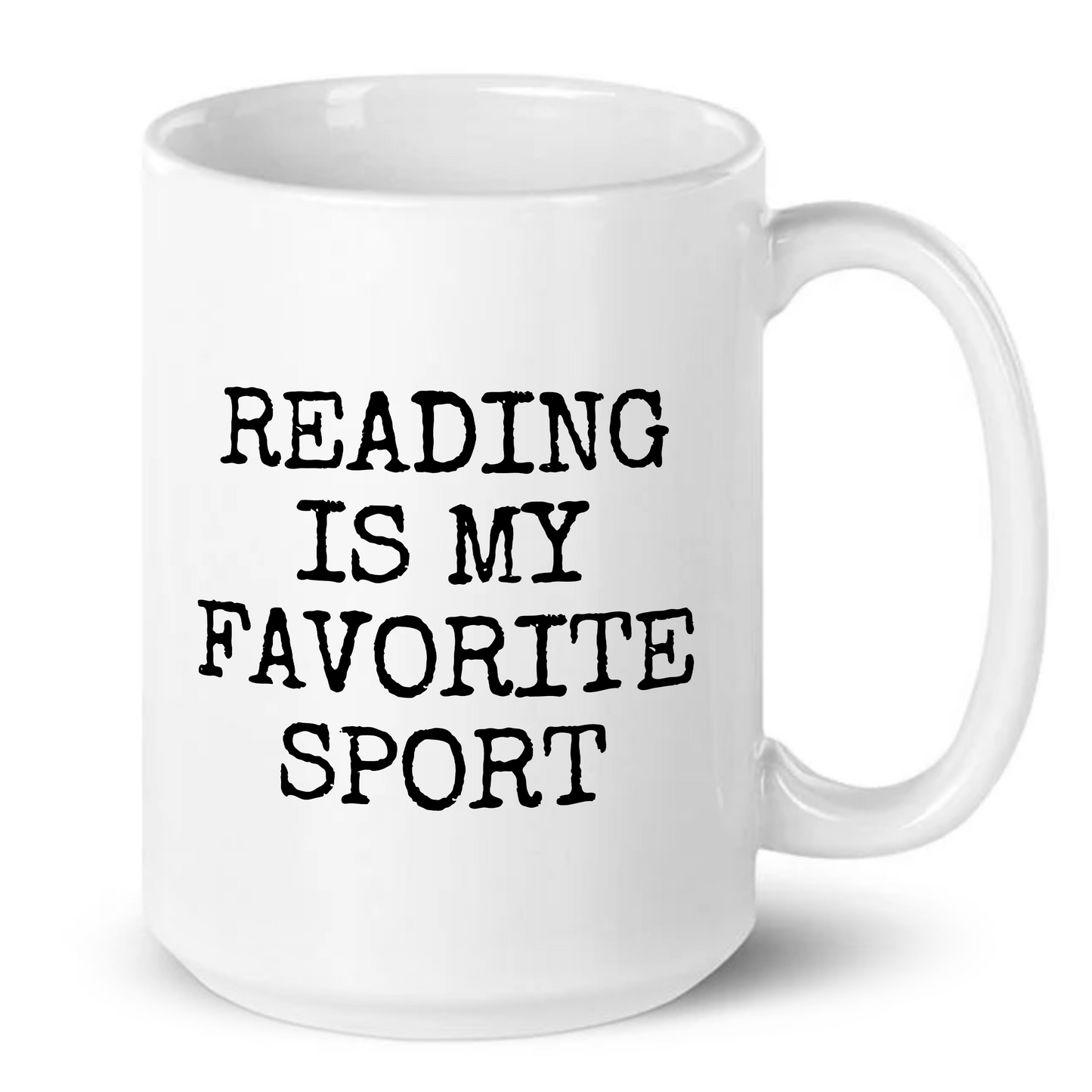 Reading Is My Favorite Sport Mug