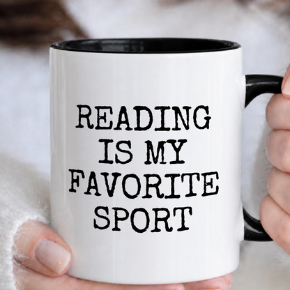 Reading Is My Favorite Sport Mug