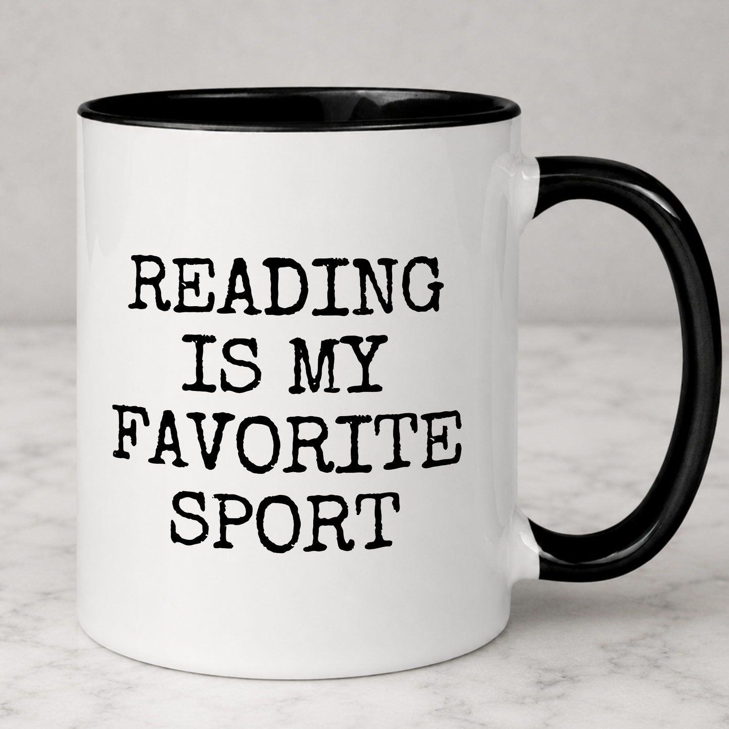 Reading Is My Favorite Sport Mug