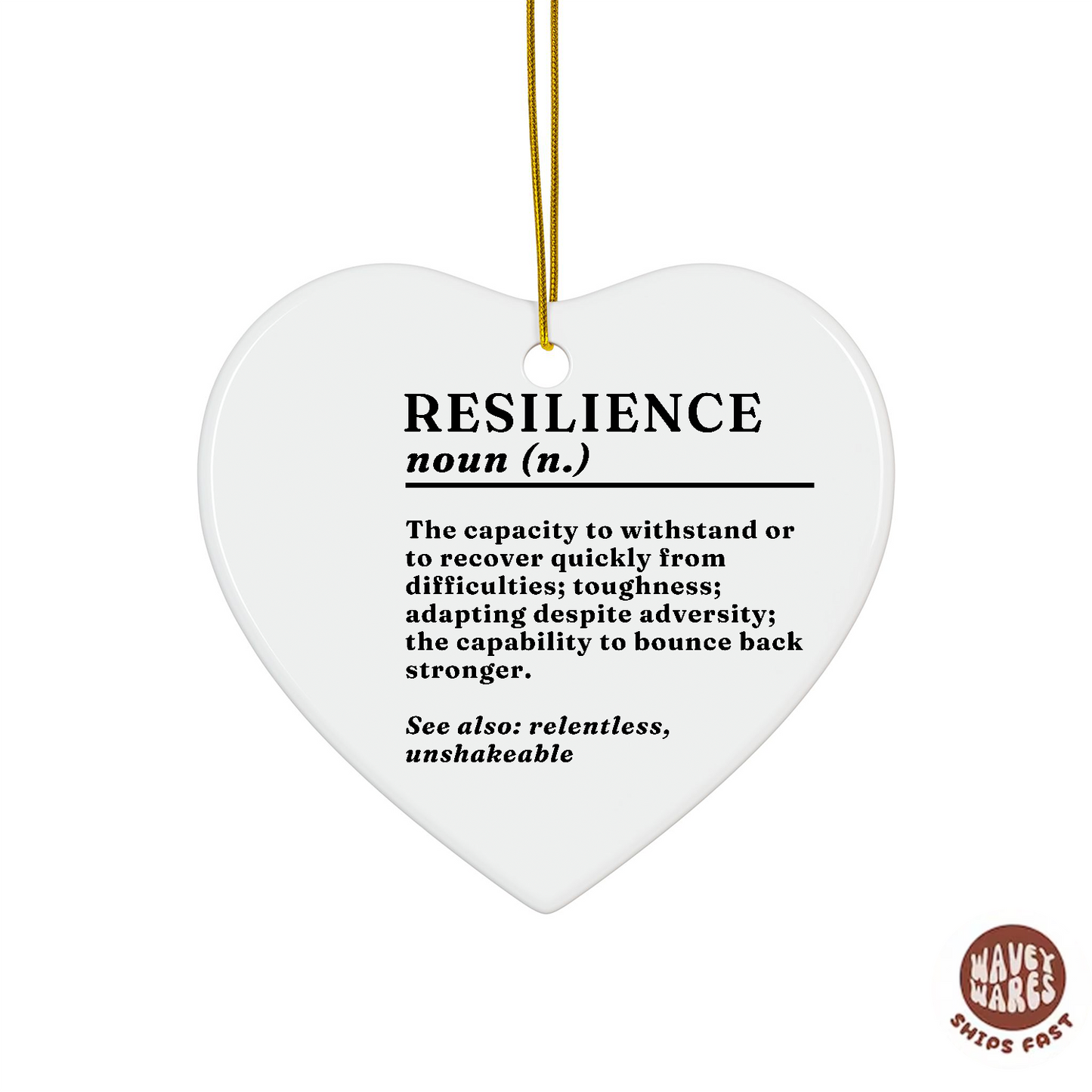 Resilience Definition Ornament