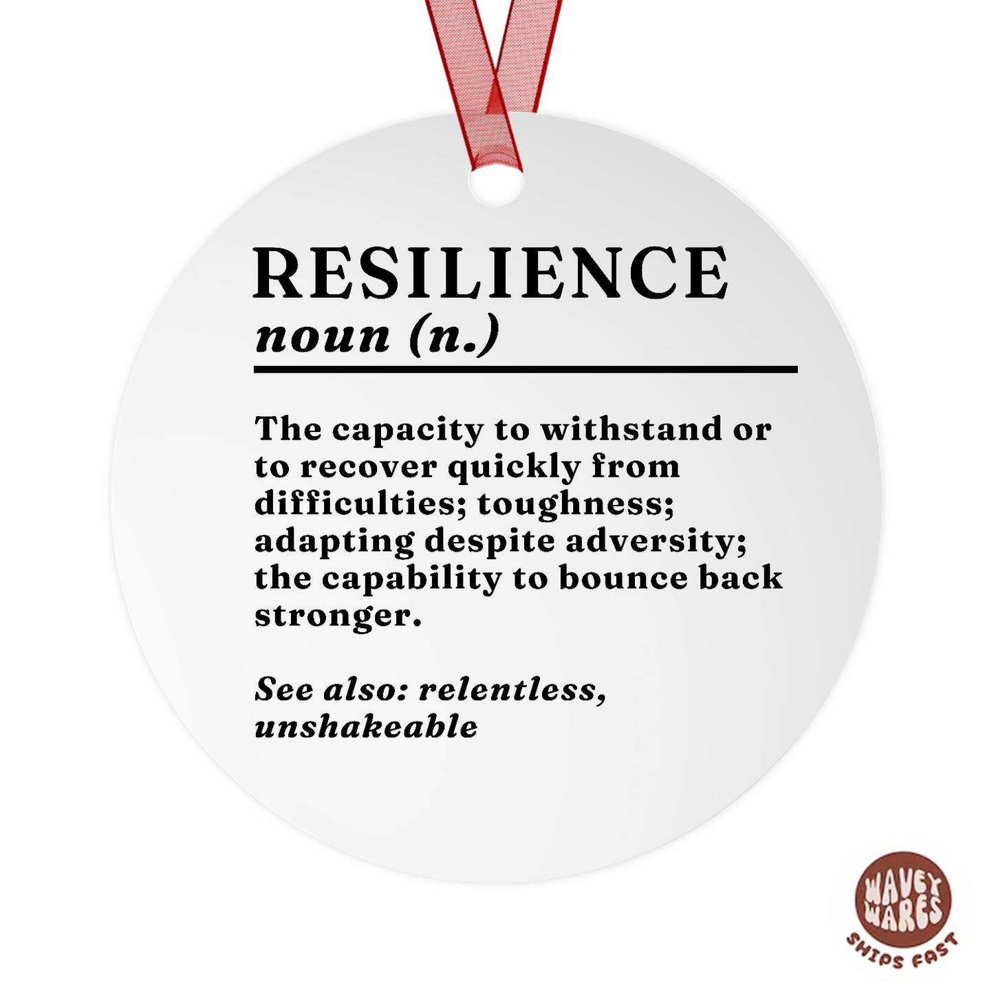 Resilience Definition Ornament