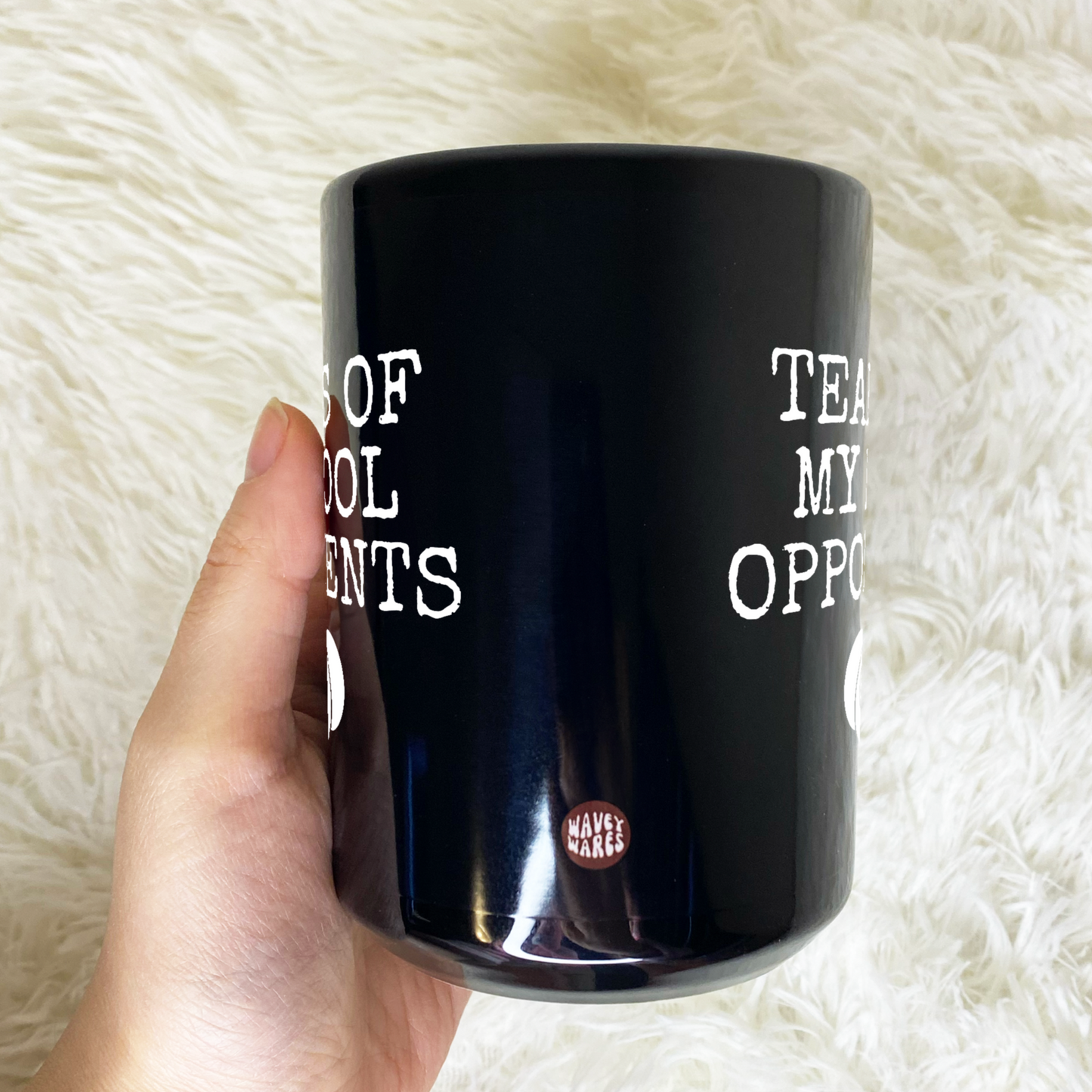 Tears of The People I Beat At Pool Black Coffee Mug