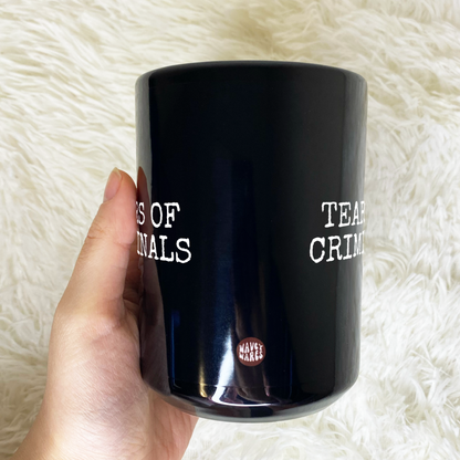 Tears of Criminals Funny Police Black Coffee Mug