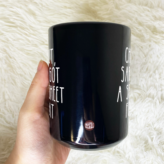 Personalized Chill Out Got A Spreadsheet For That Black Mug