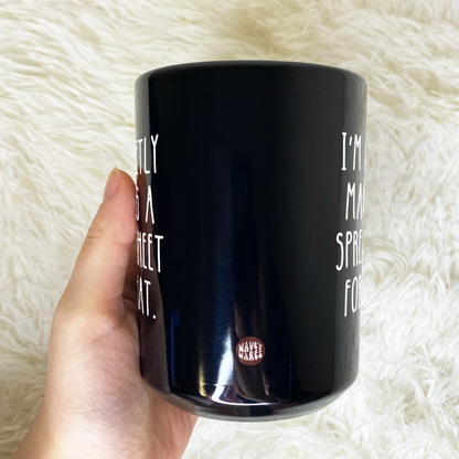 I'm Quietly Making A Spreadsheet For That Black Mug