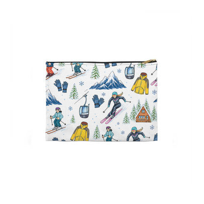 Skiing Pattern Toiletry Bag