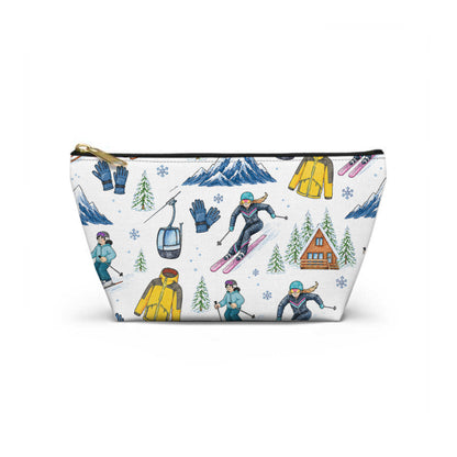 Skiing Pattern Toiletry Bag