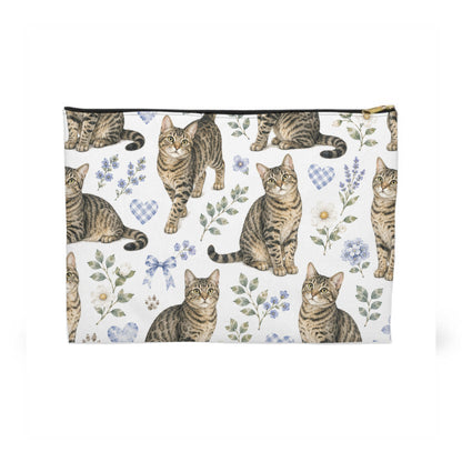 Grey Tabby Cats Toiletry Bag