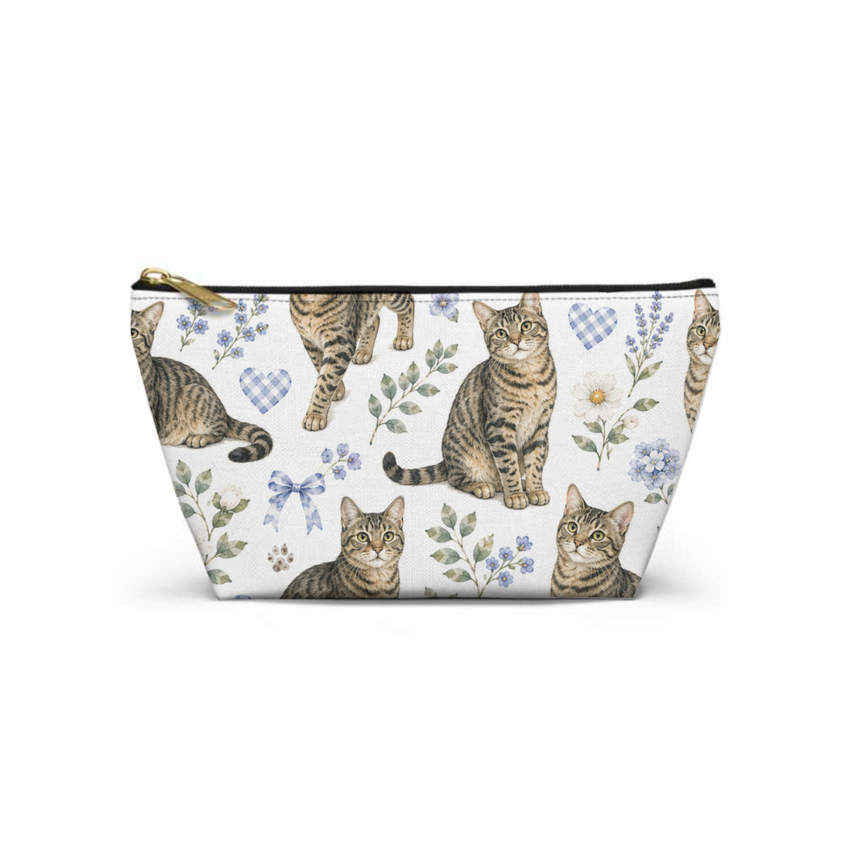Grey Tabby Cats Toiletry Bag