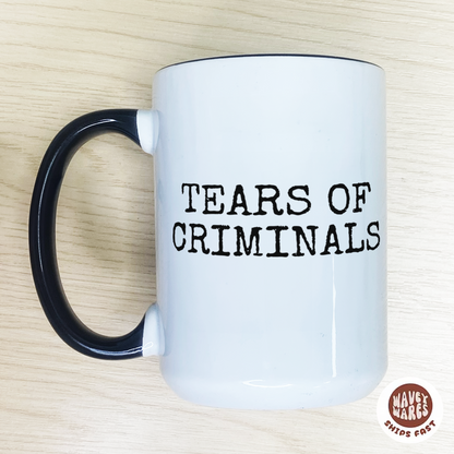 Tears of Criminals Funny Police Officer Coffee Mug