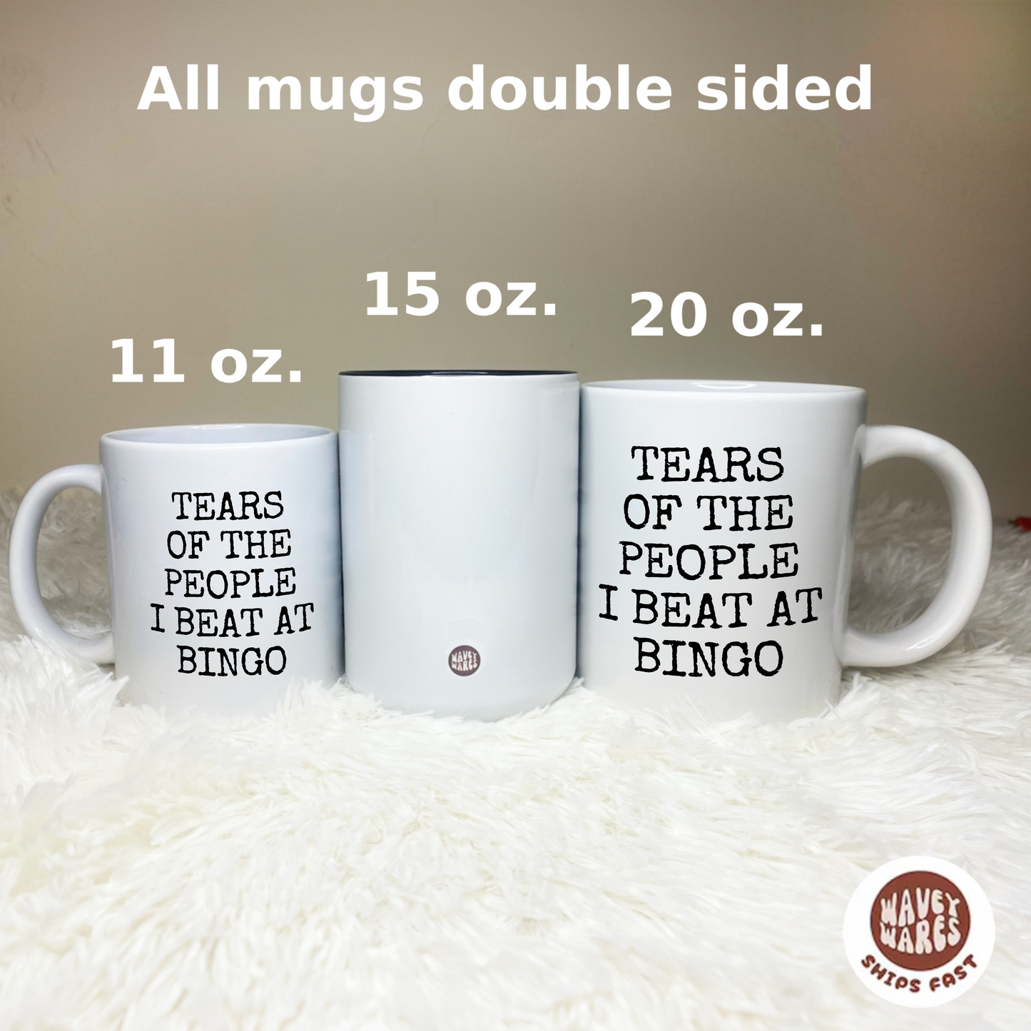 Tears of The People I Beat At Bingo Mug