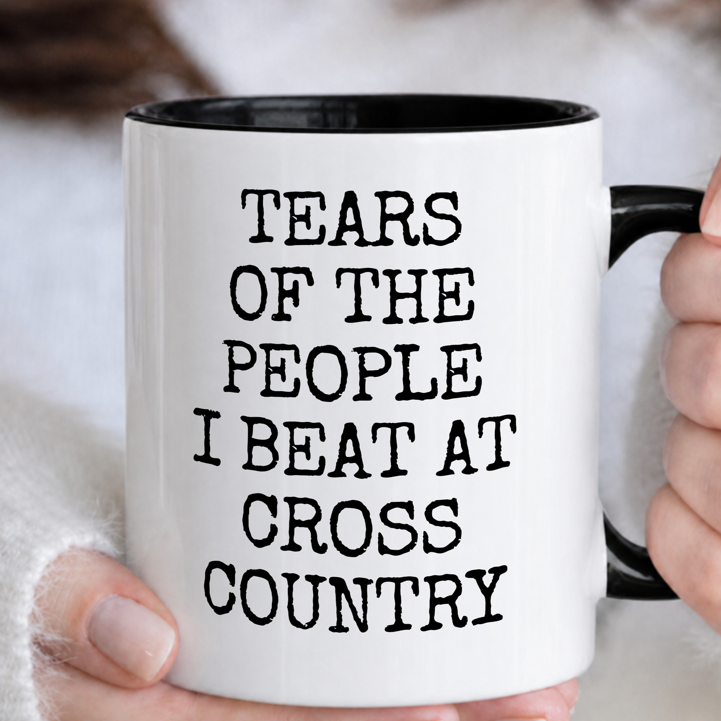 Tears of The People I Beat At Crosscountry Mug