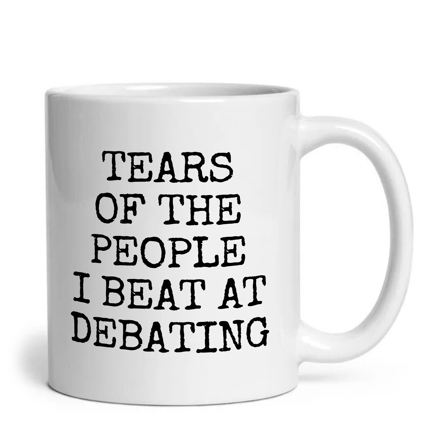 Tears of The People I Beat At Debating Mug