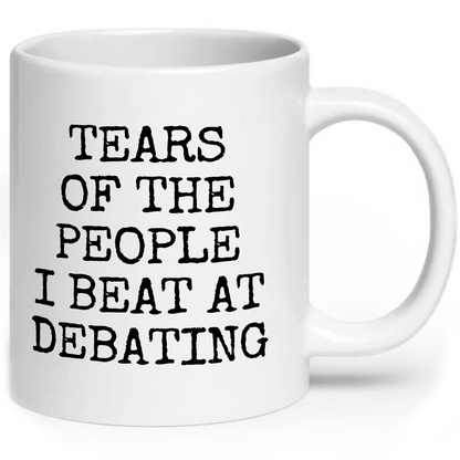 Tears of The People I Beat At Debating Mug