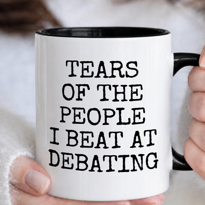 Tears of The People I Beat At Debating Mug