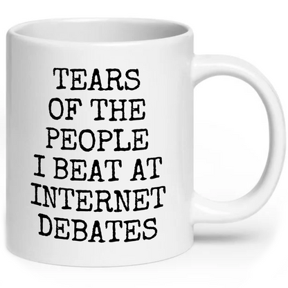 Tears of The People I Beat At Internet Debates Mug