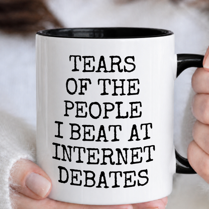 Tears of The People I Beat At Internet Debates Mug