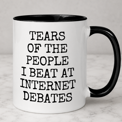 Tears of The People I Beat At Internet Debates Mug