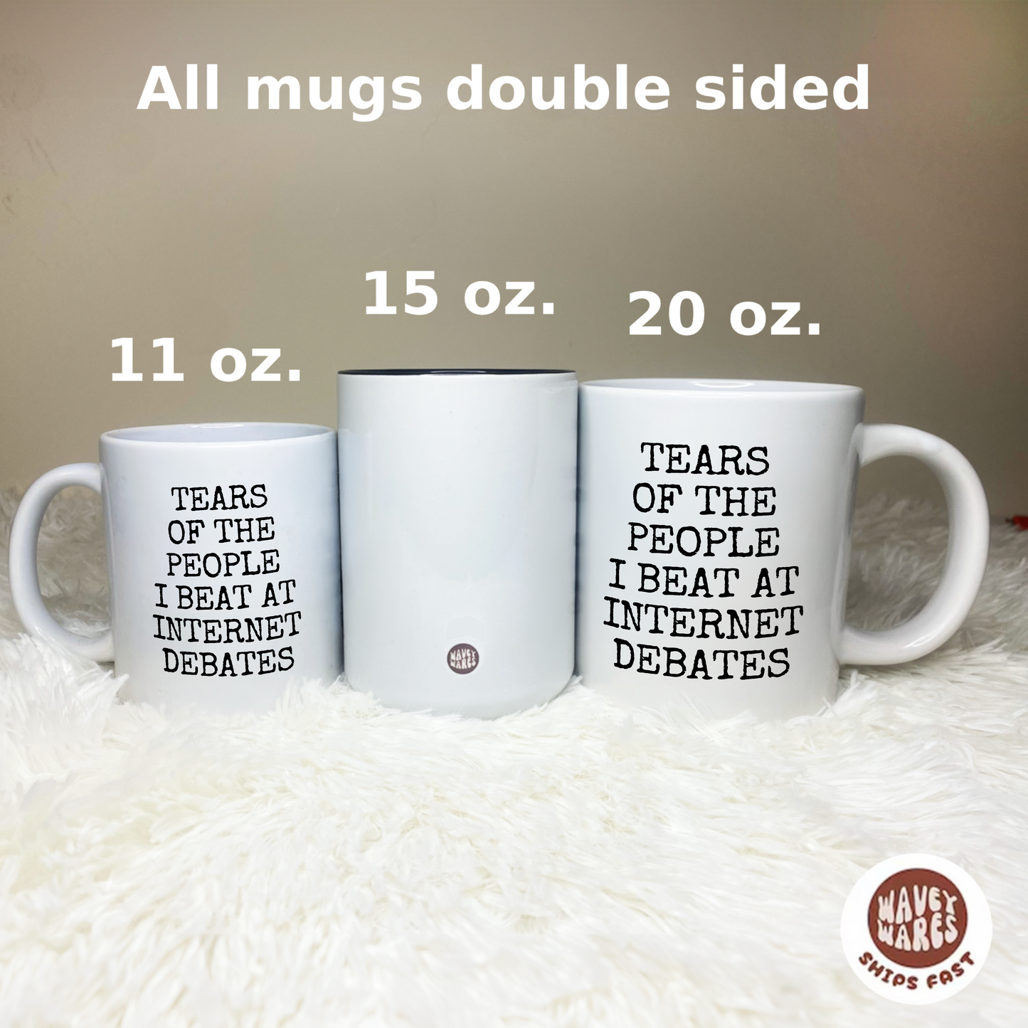 Tears of The People I Beat At Internet Debates Mug