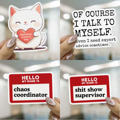 Ultimate Work-Life Chaos 52 Sticker Bundle (BEST VALUE)