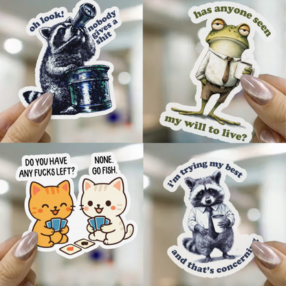 Ultimate Work-Life Chaos 52 Sticker Bundle (BEST VALUE)