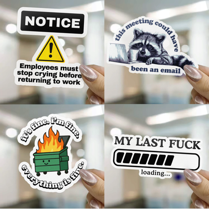 Ultimate Work-Life Chaos 52 Sticker Bundle (BEST VALUE)