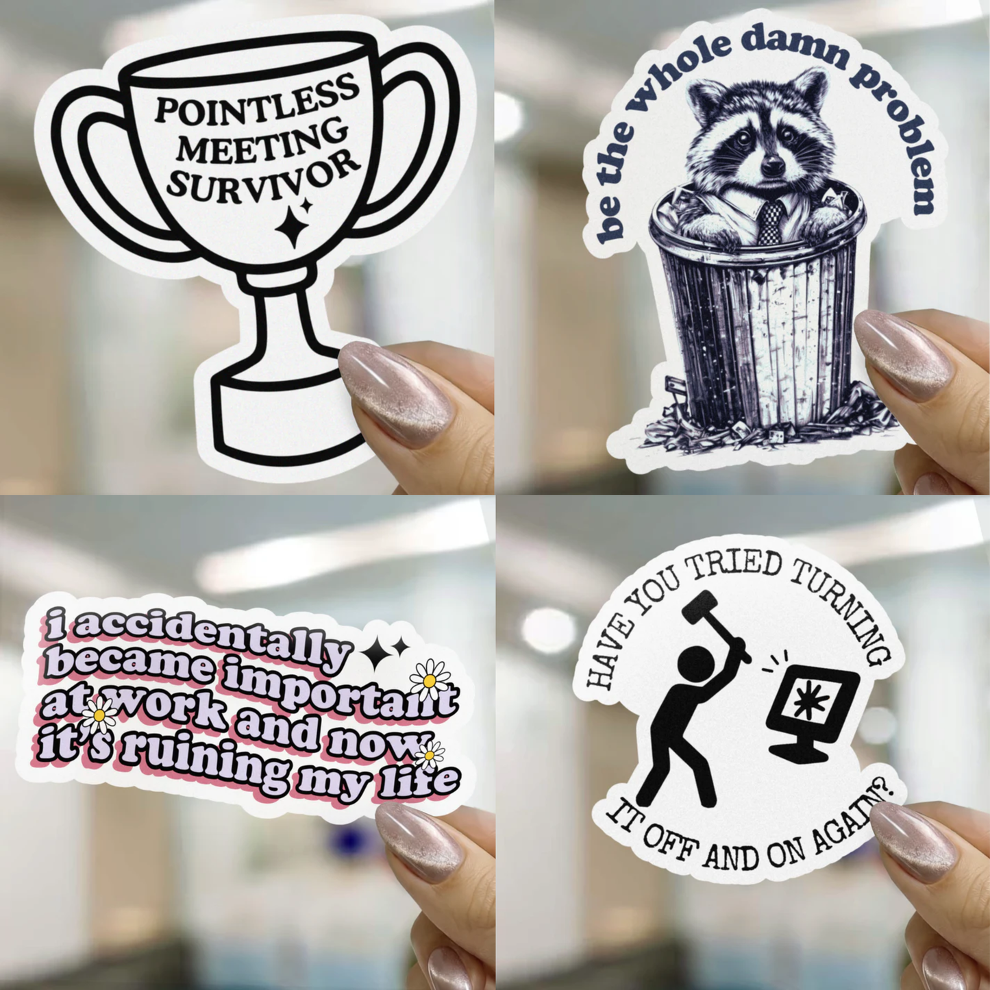 Ultimate Work-Life Chaos 52 Sticker Bundle (BEST VALUE)