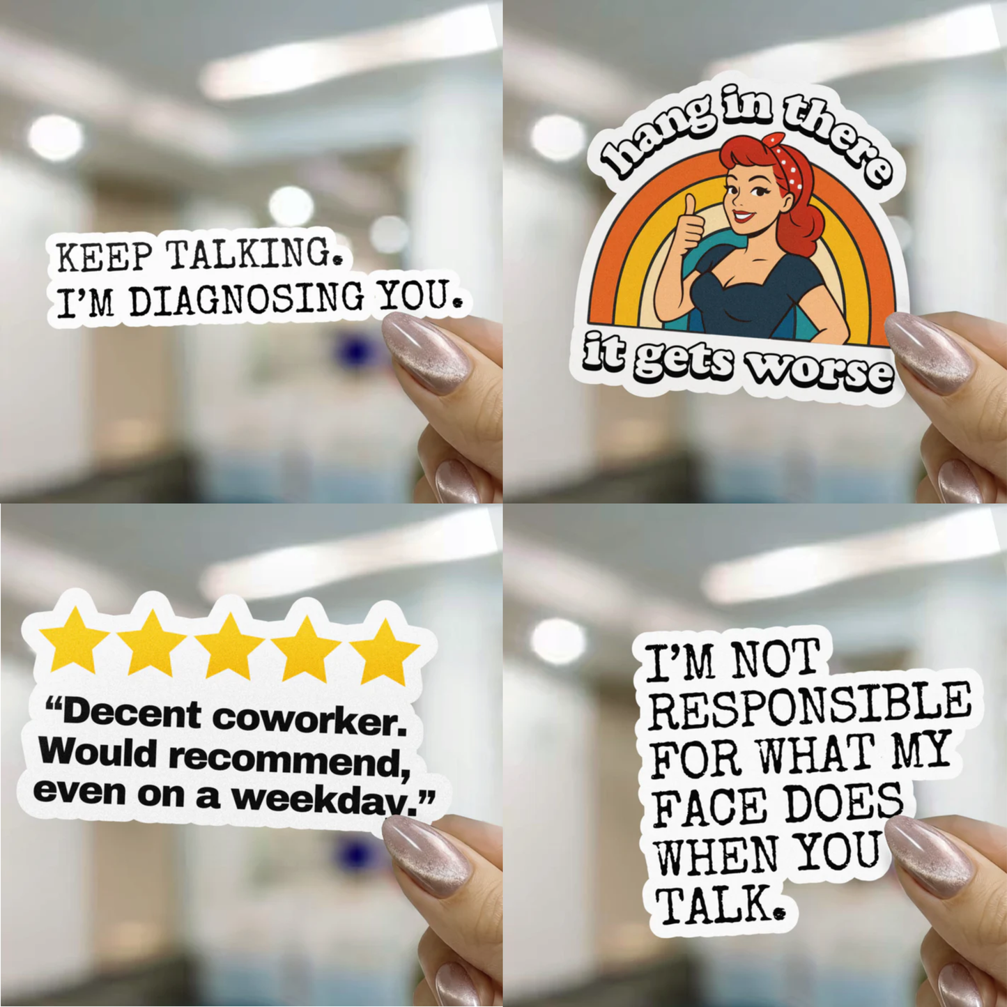 Ultimate Work-Life Chaos 52 Sticker Bundle (BEST VALUE)