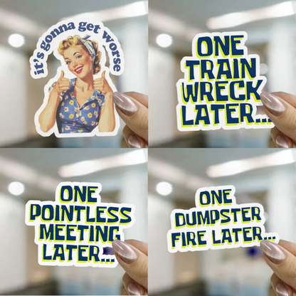 Ultimate Work-Life Chaos 52 Sticker Bundle (BEST VALUE)