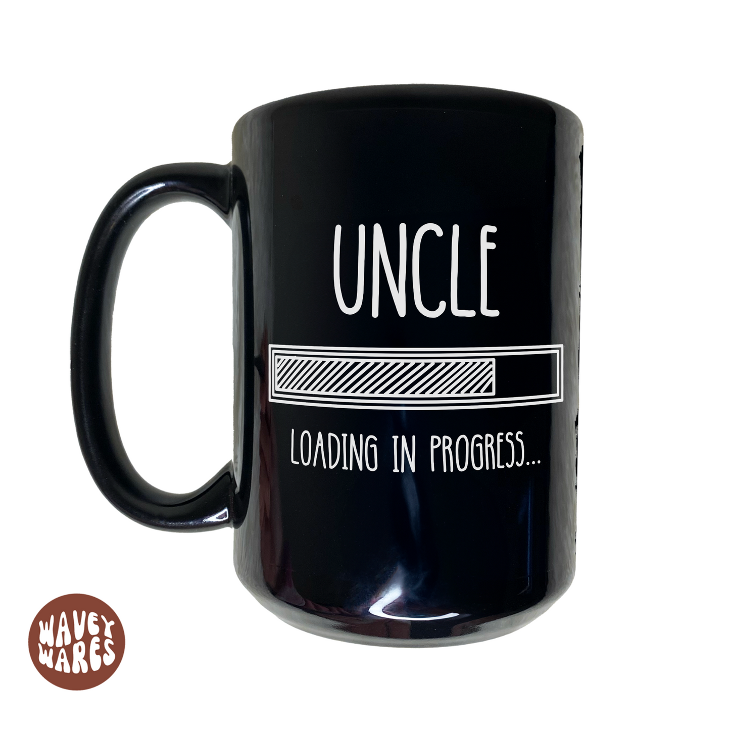 Uncle Loading In Progress Black Mug