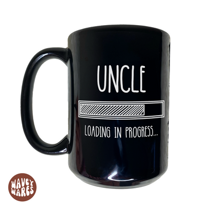 Uncle Loading In Progress Black Mug