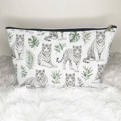 White Tigers Toiletry Bag
