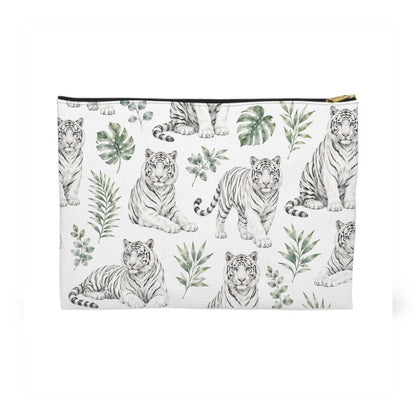 White Tigers Toiletry Bag