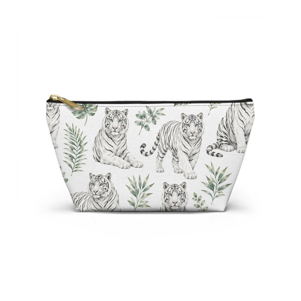 White Tigers Toiletry Bag