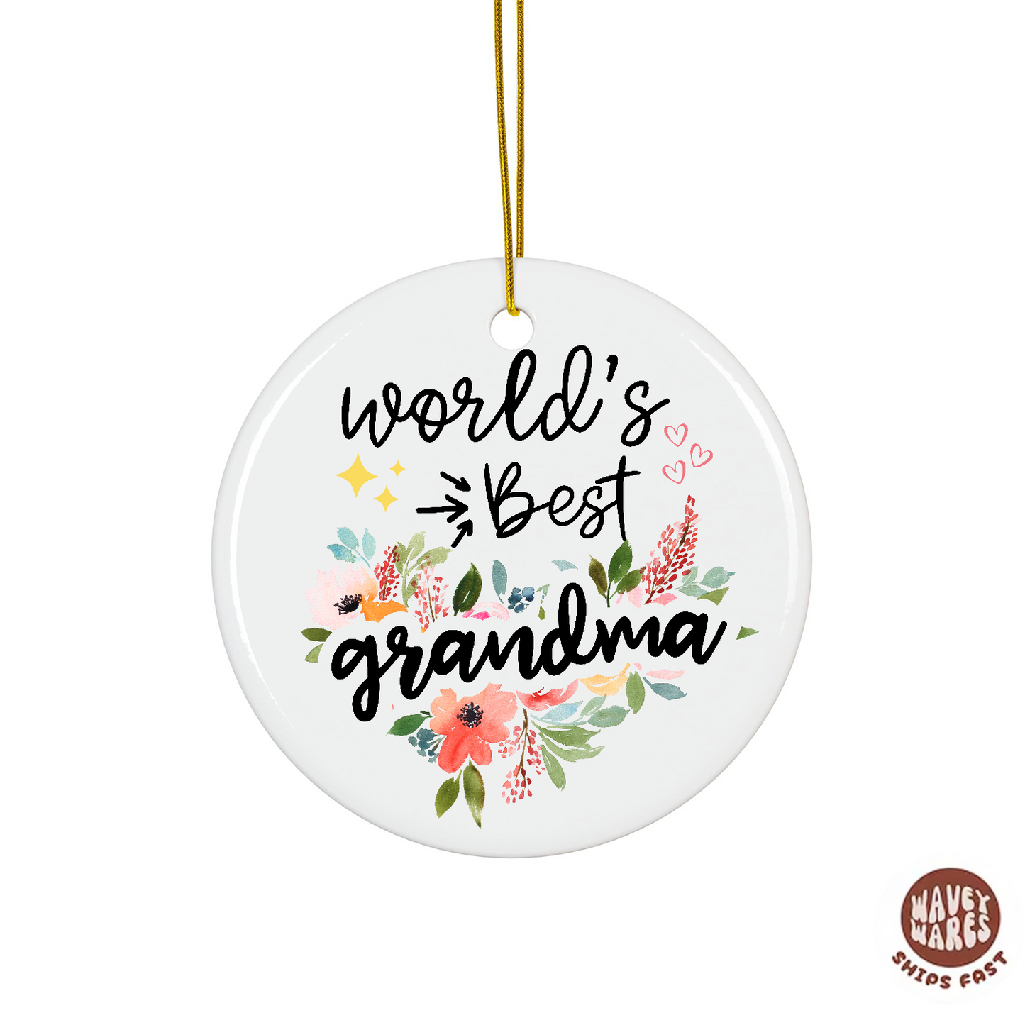 World's Best Grandma Ornament