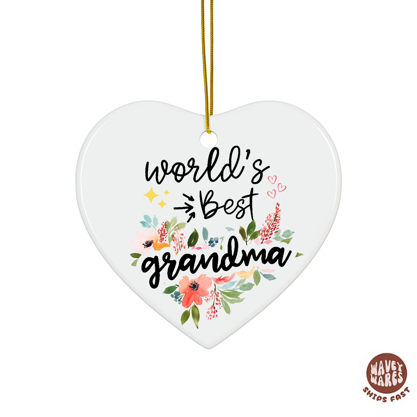 World's Best Grandma Ornament