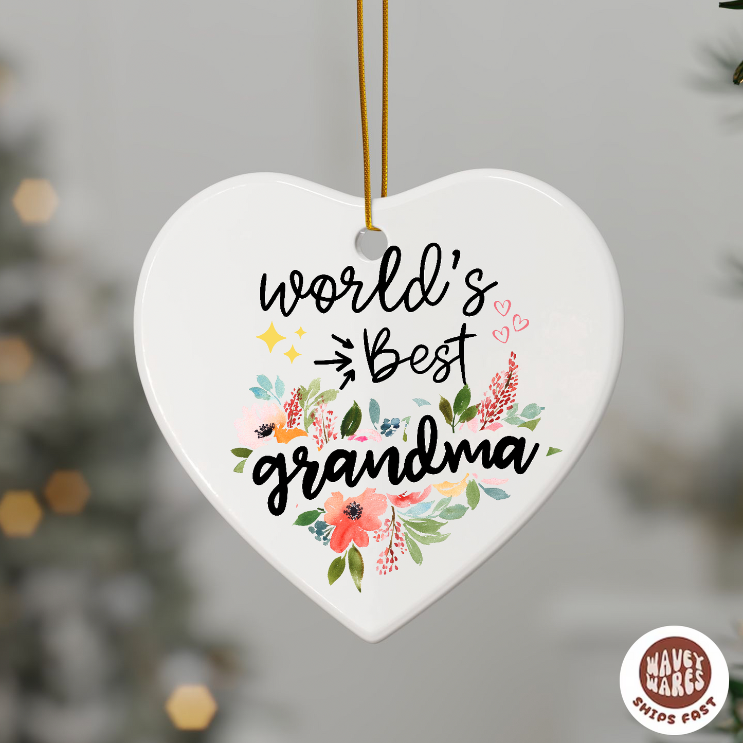 World's Best Grandma Ornament