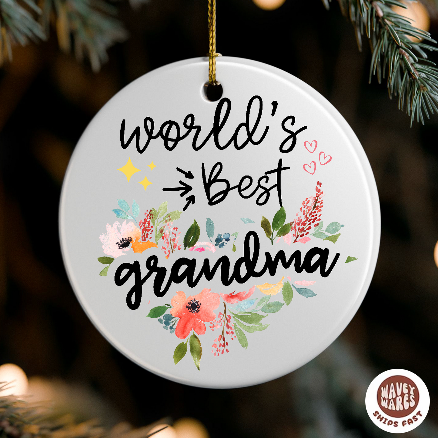 World's Best Grandma Ornament