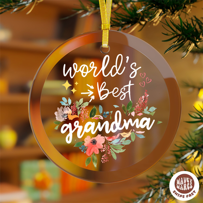 World's Best Grandma Ornament